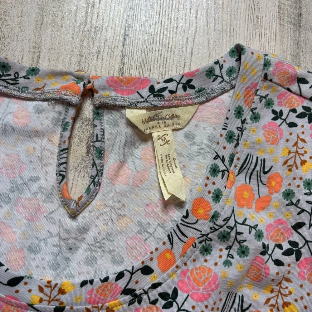 Matilda Jane X Joanna Gaines Floral Down On The Farm Twirl Dress Size Medium - Picture 3 of 4